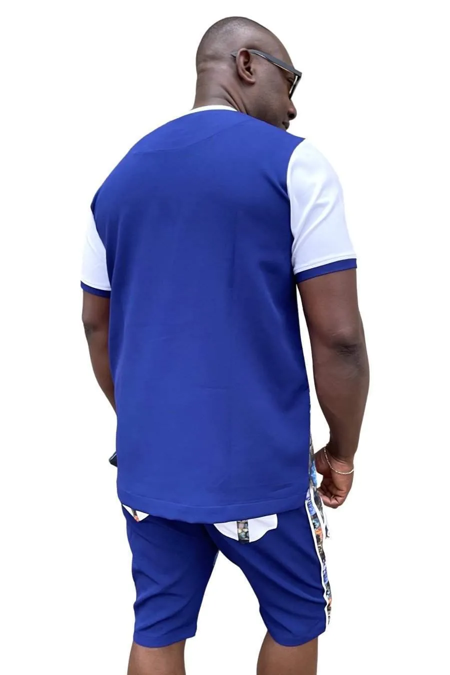 African Native Nigerian Ankara Blue