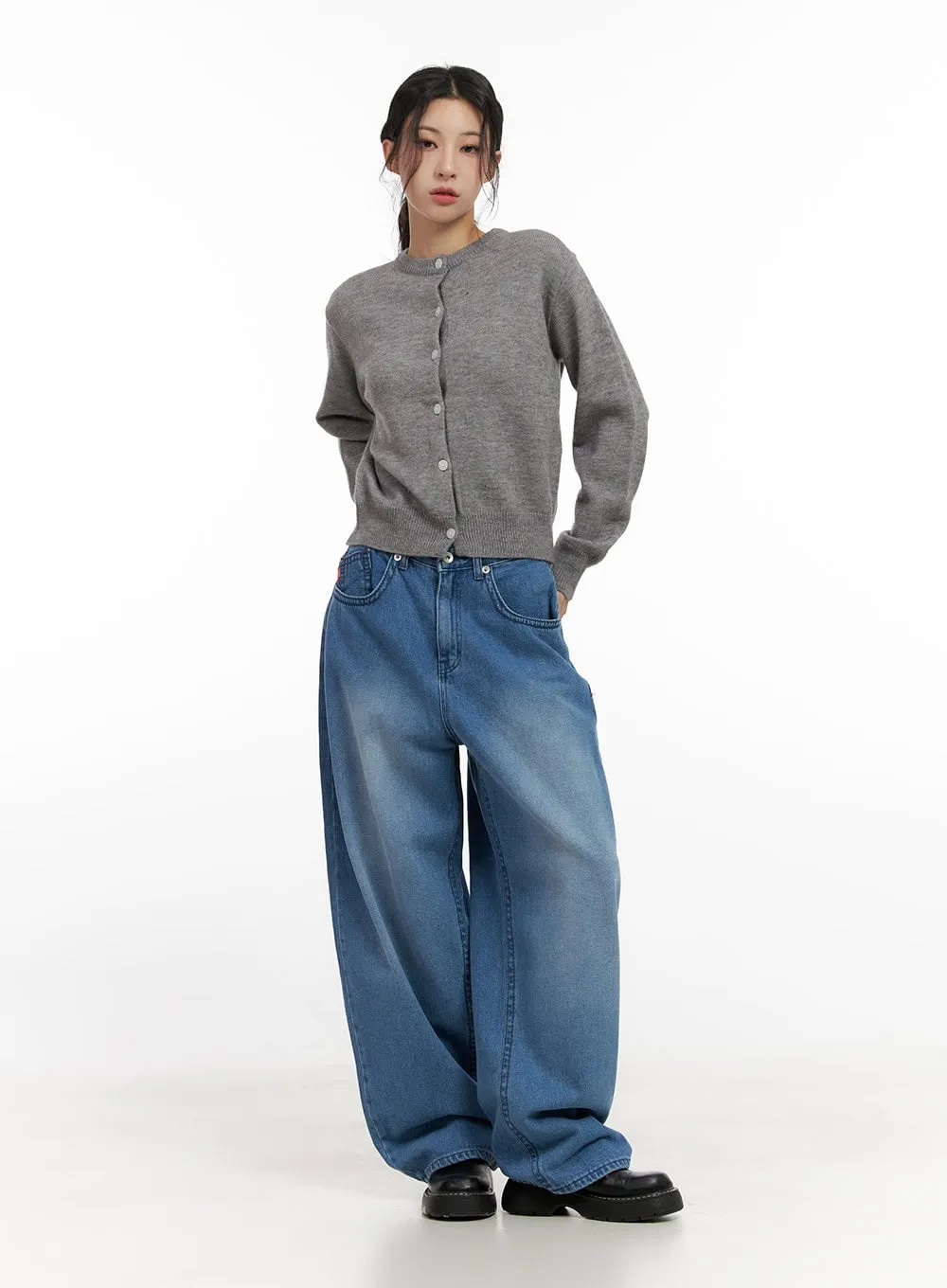 Charlie Stitched Baggy Jeans CN416