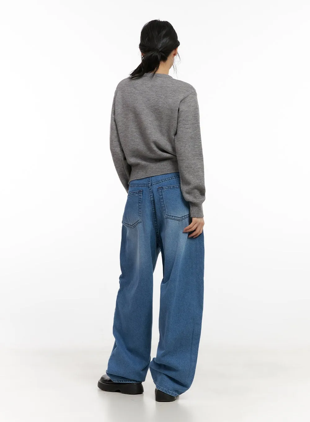 Charlie Stitched Baggy Jeans CN416