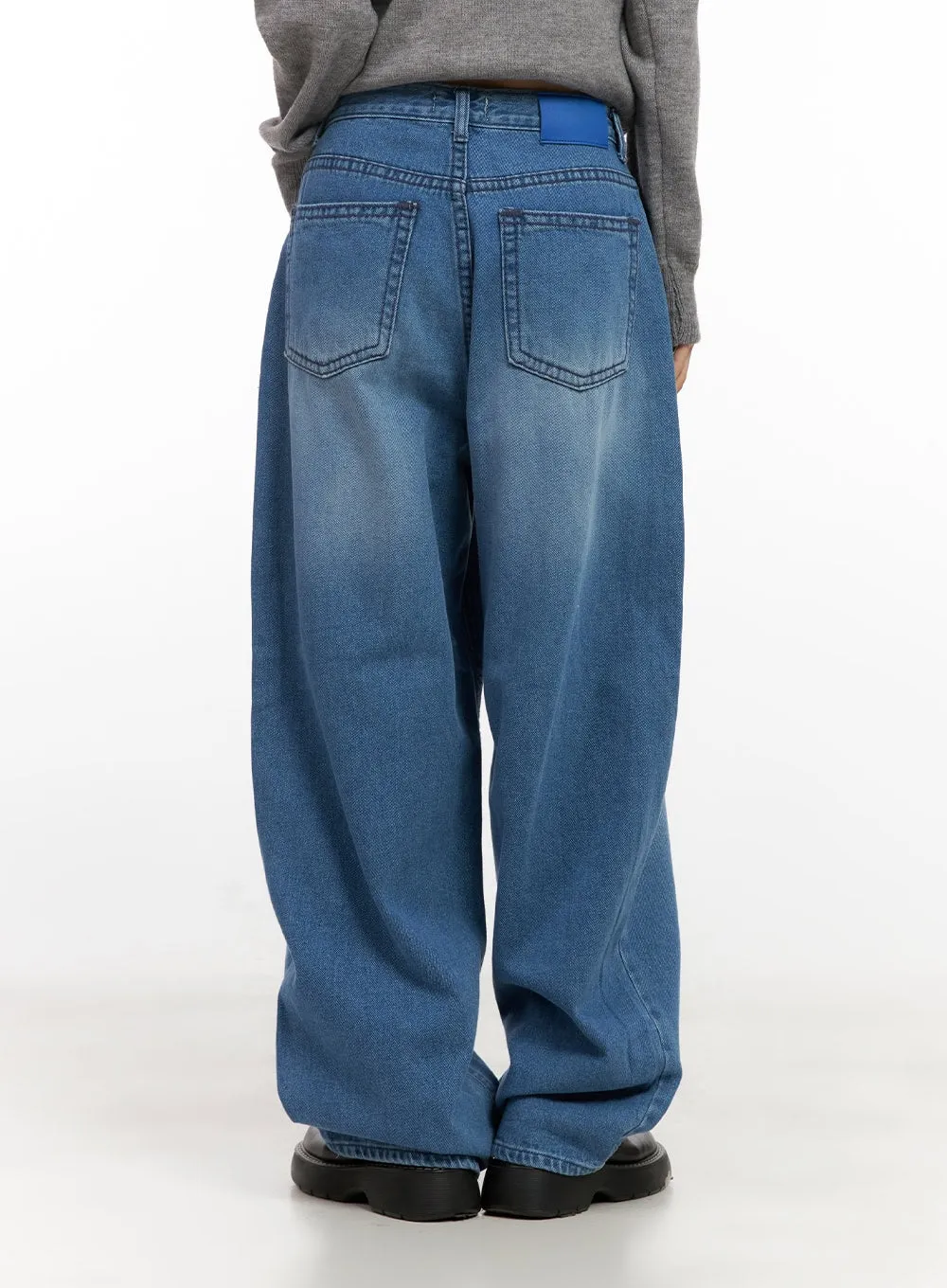 Charlie Stitched Baggy Jeans CN416