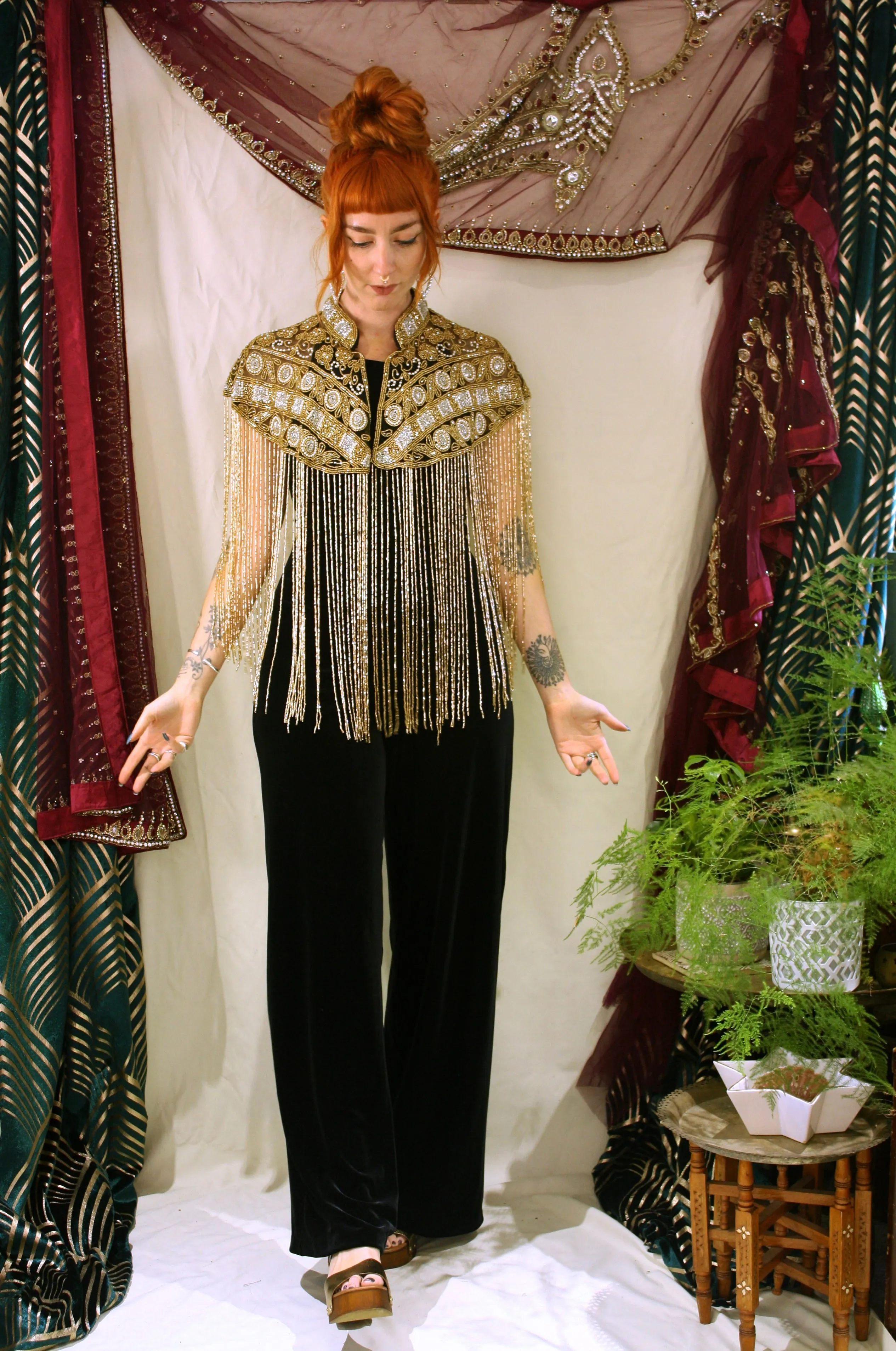 'Cher' Beaded Cape