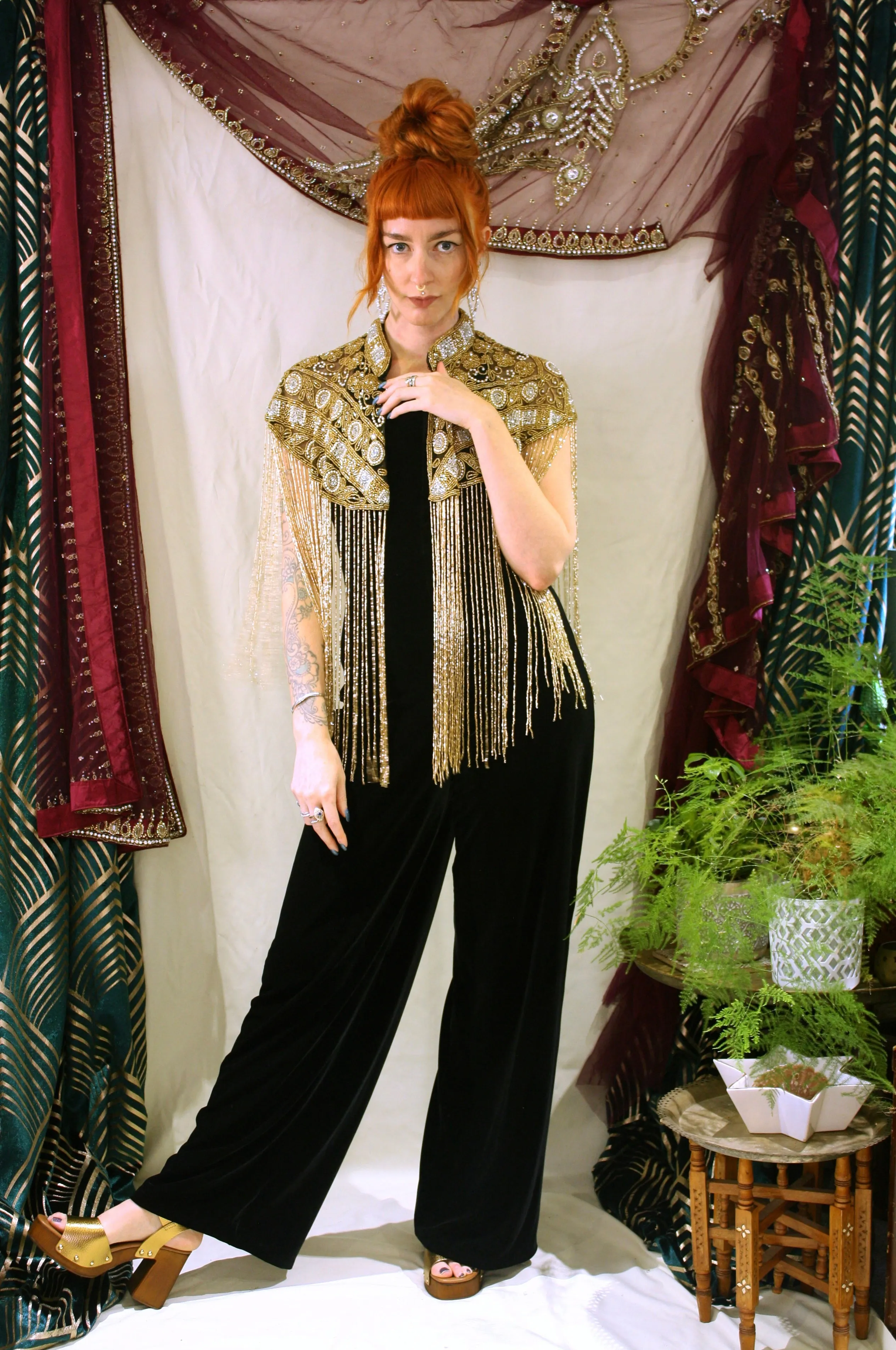 'Cher' Beaded Cape