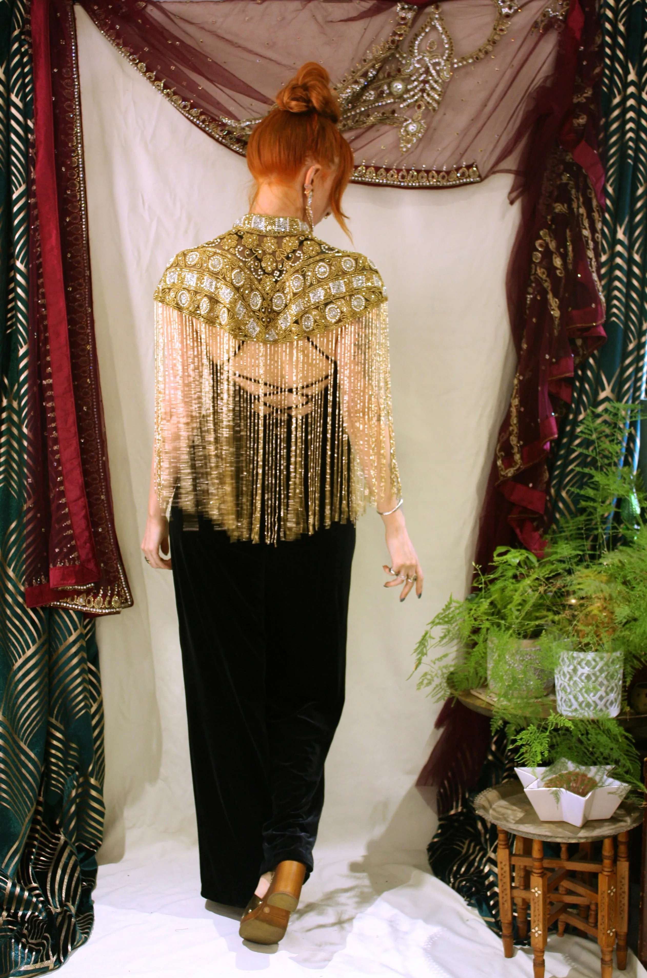'Cher' Beaded Cape