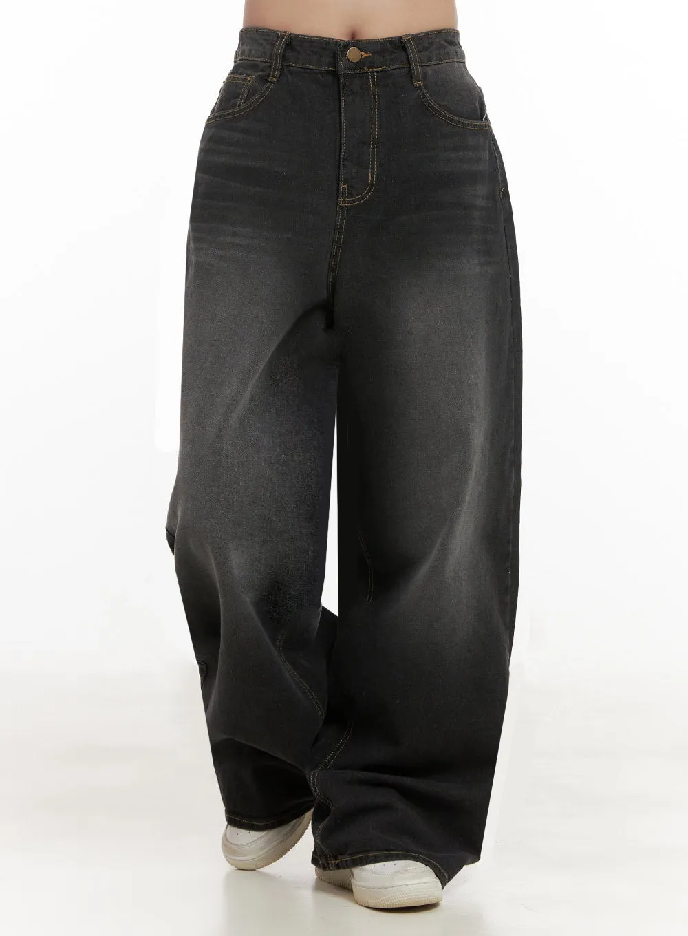 Christina Washed Baggy Jeans IJ510