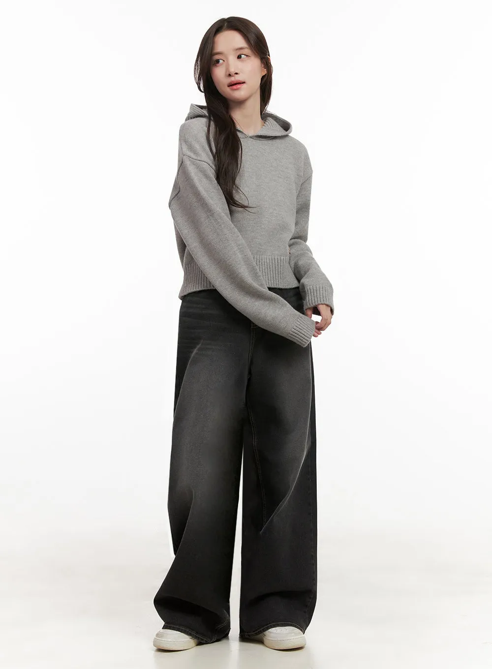 Christina Washed Baggy Jeans IJ510