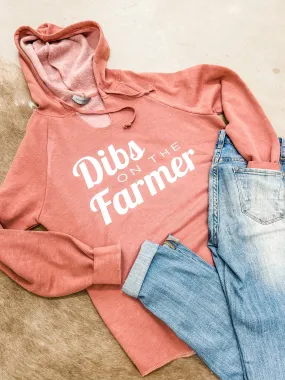 Dibs on the Farmer Curved Hem Hoodie