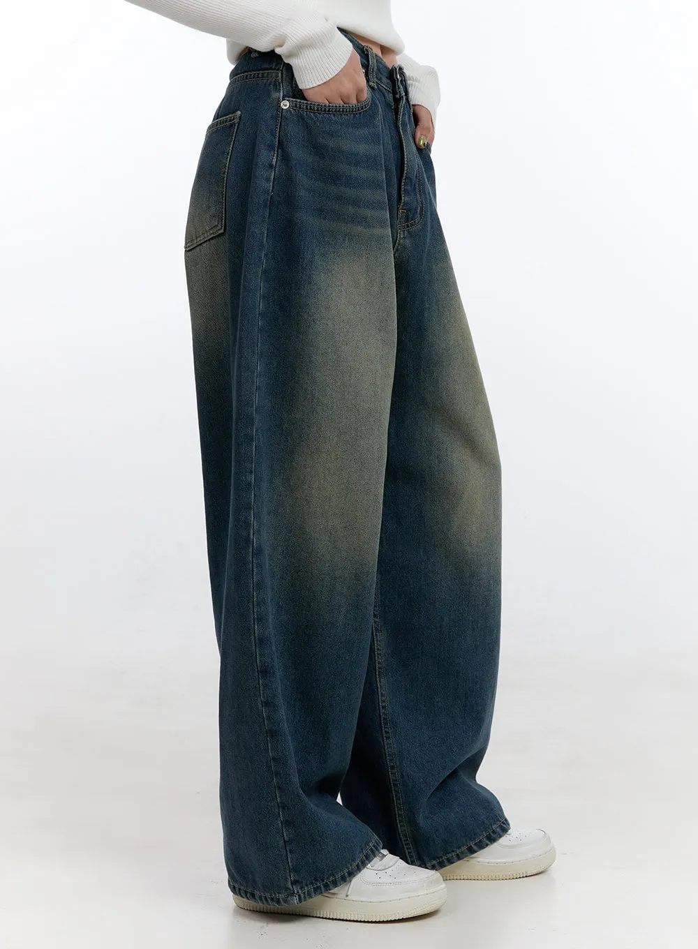 Fiona Baggy Washed Jeans CN401