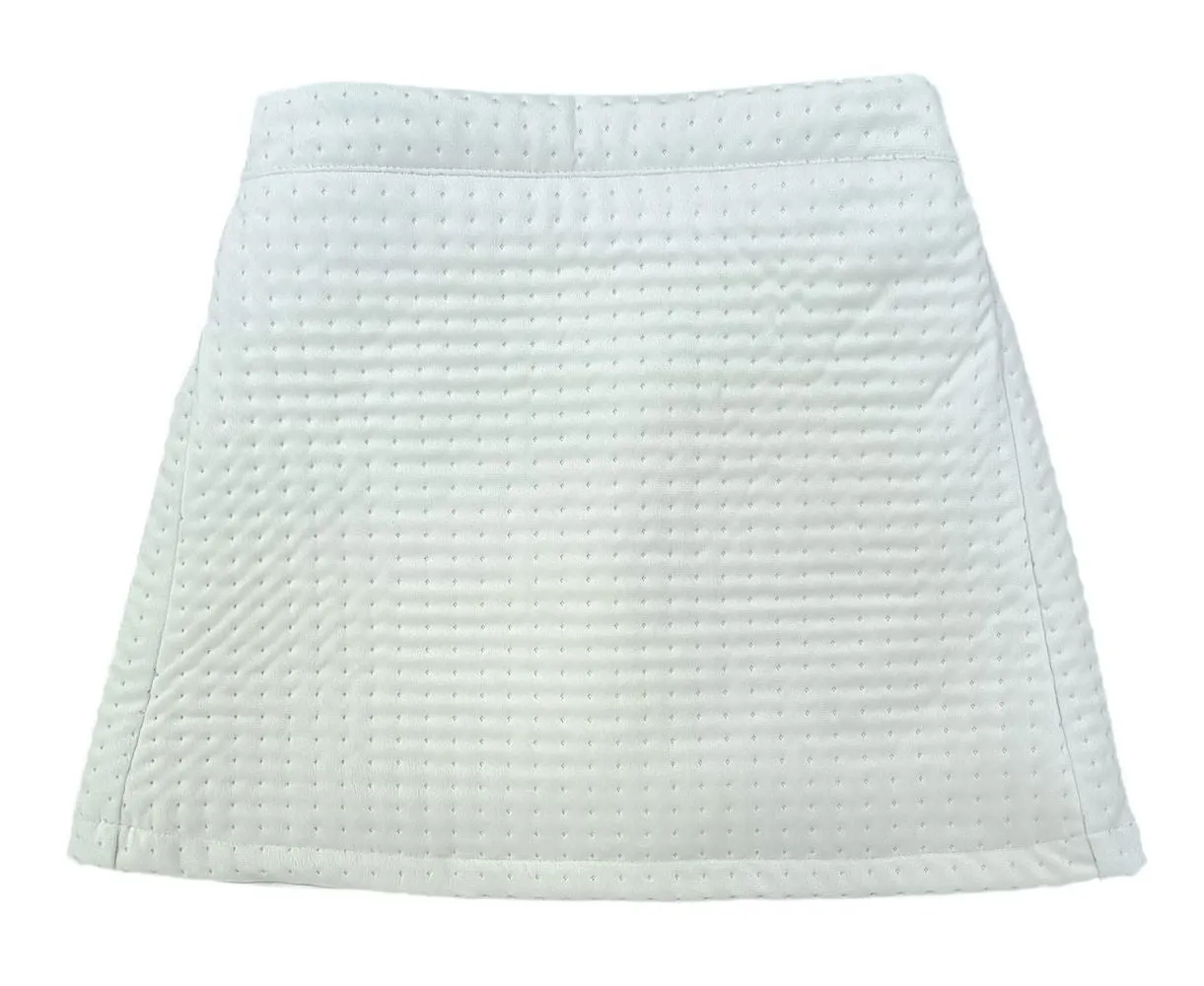 James & Lottie Be Elizabeth Girls Quilted Skirt - Cream