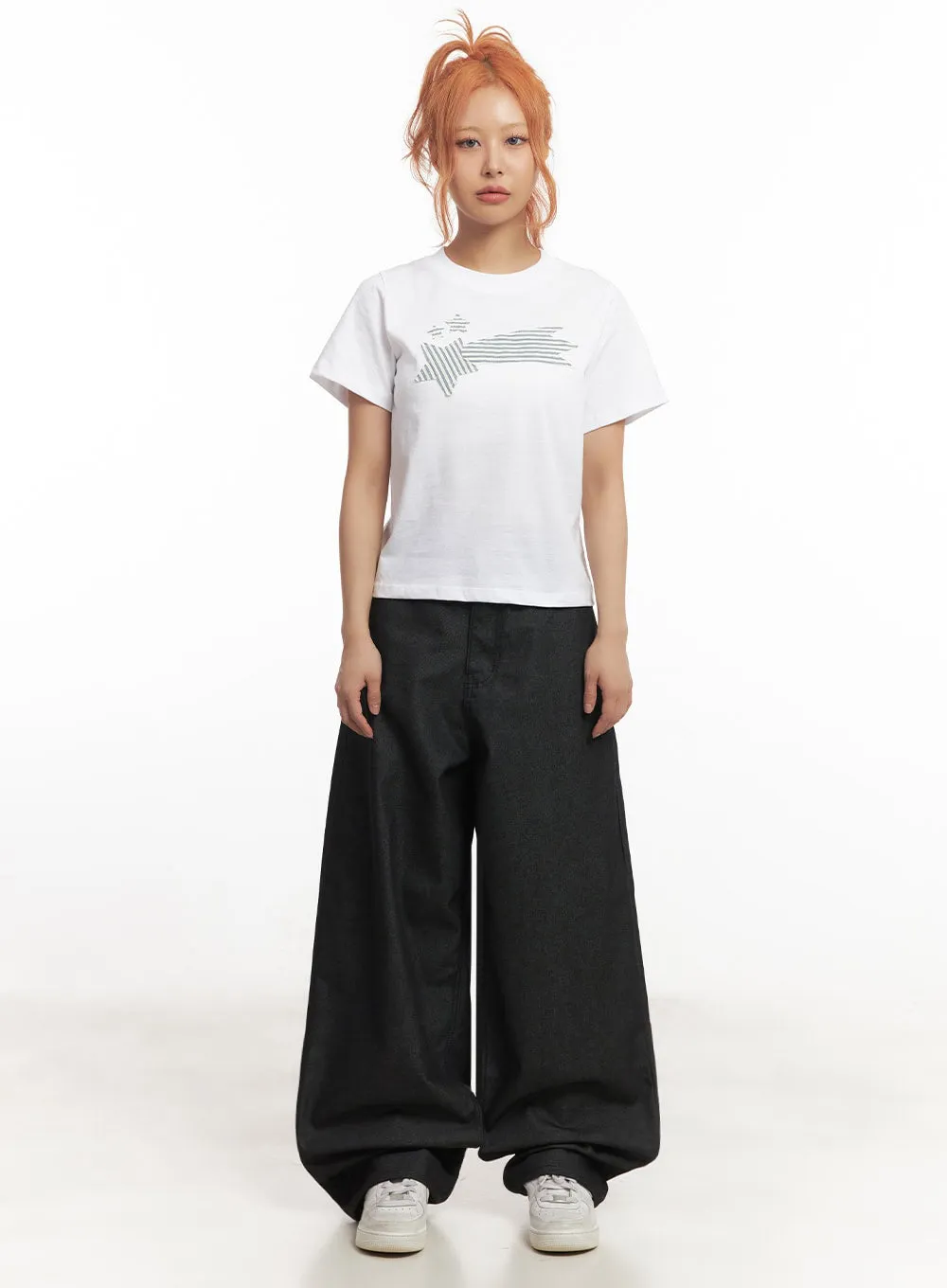 Kassandra Wide-Leg Baggy Jeans IA515