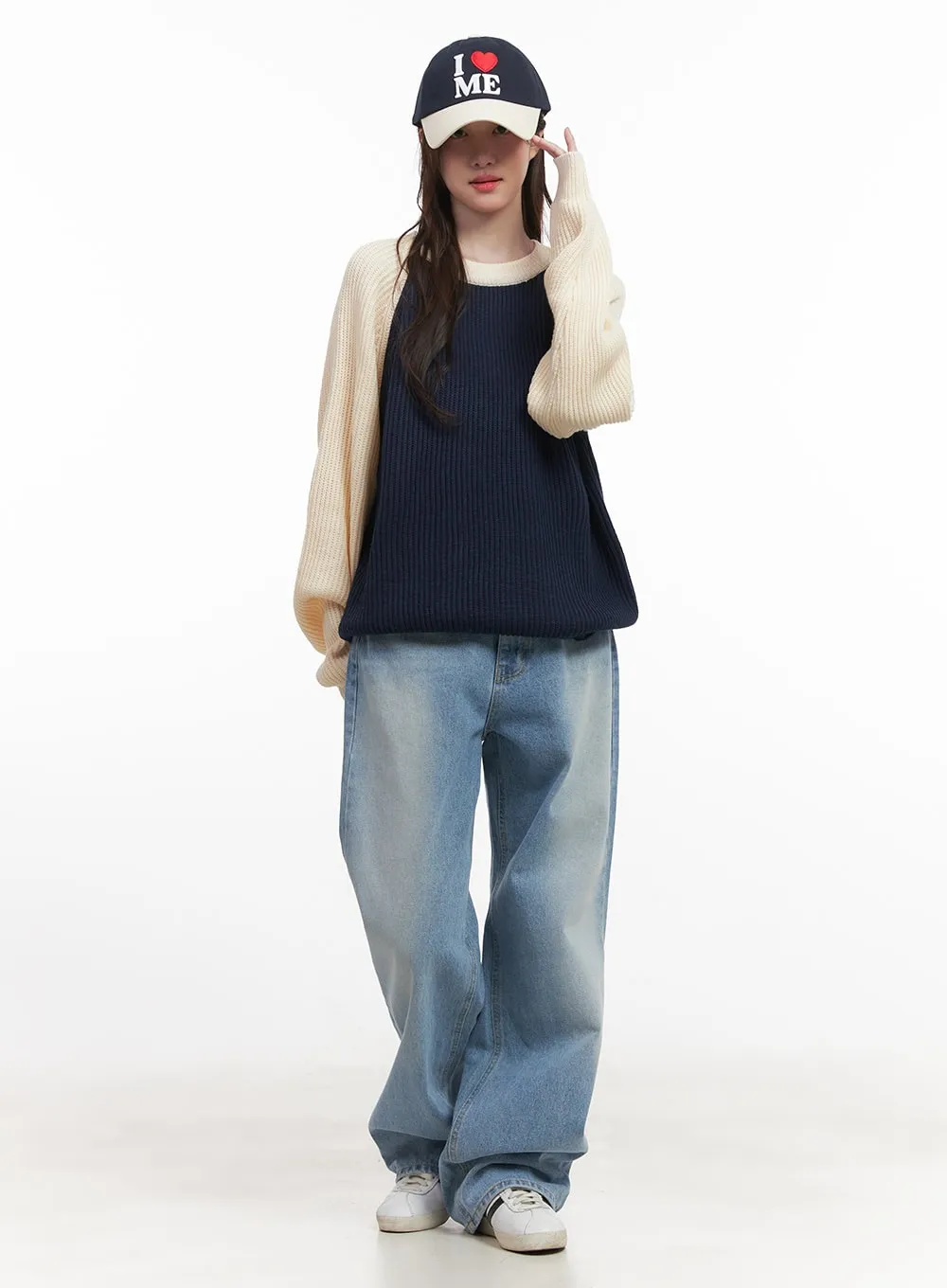 Kelly Washed Baggy Jeans CJ514