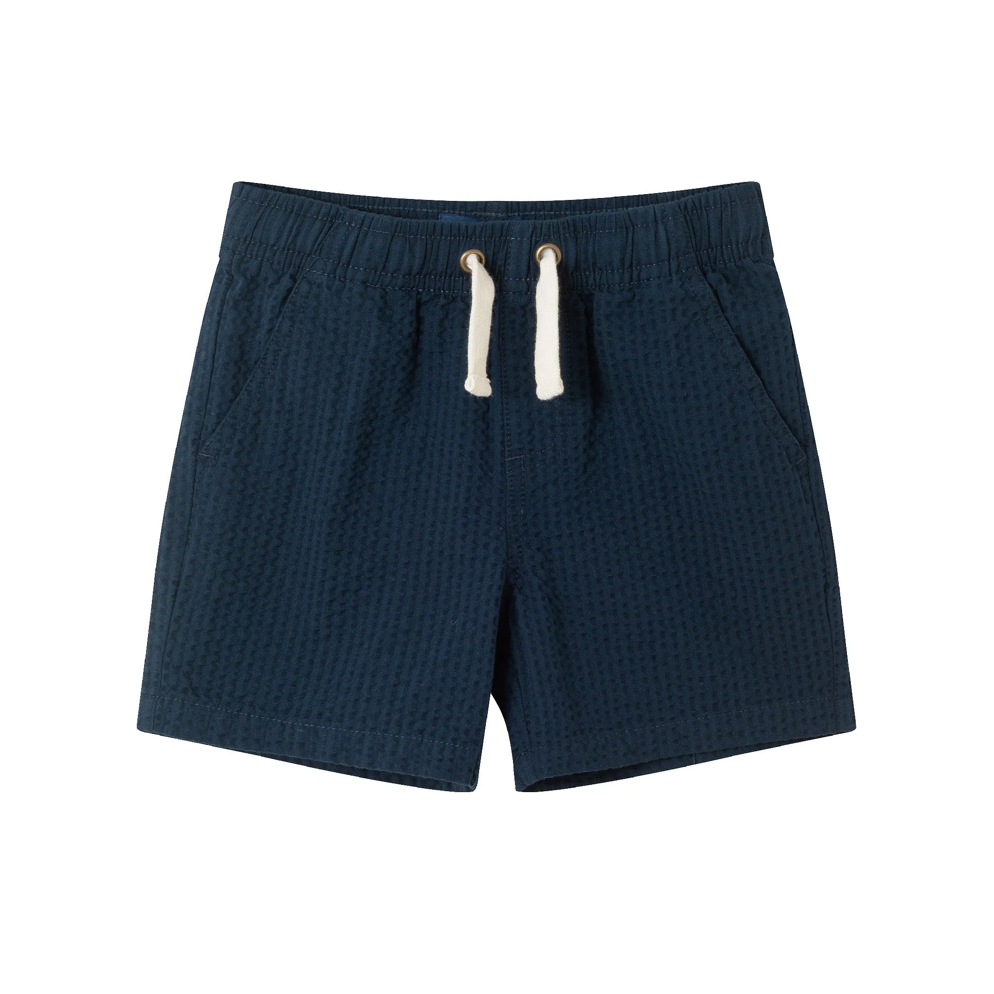 Kids (2-7) Seersucker Short | Navy