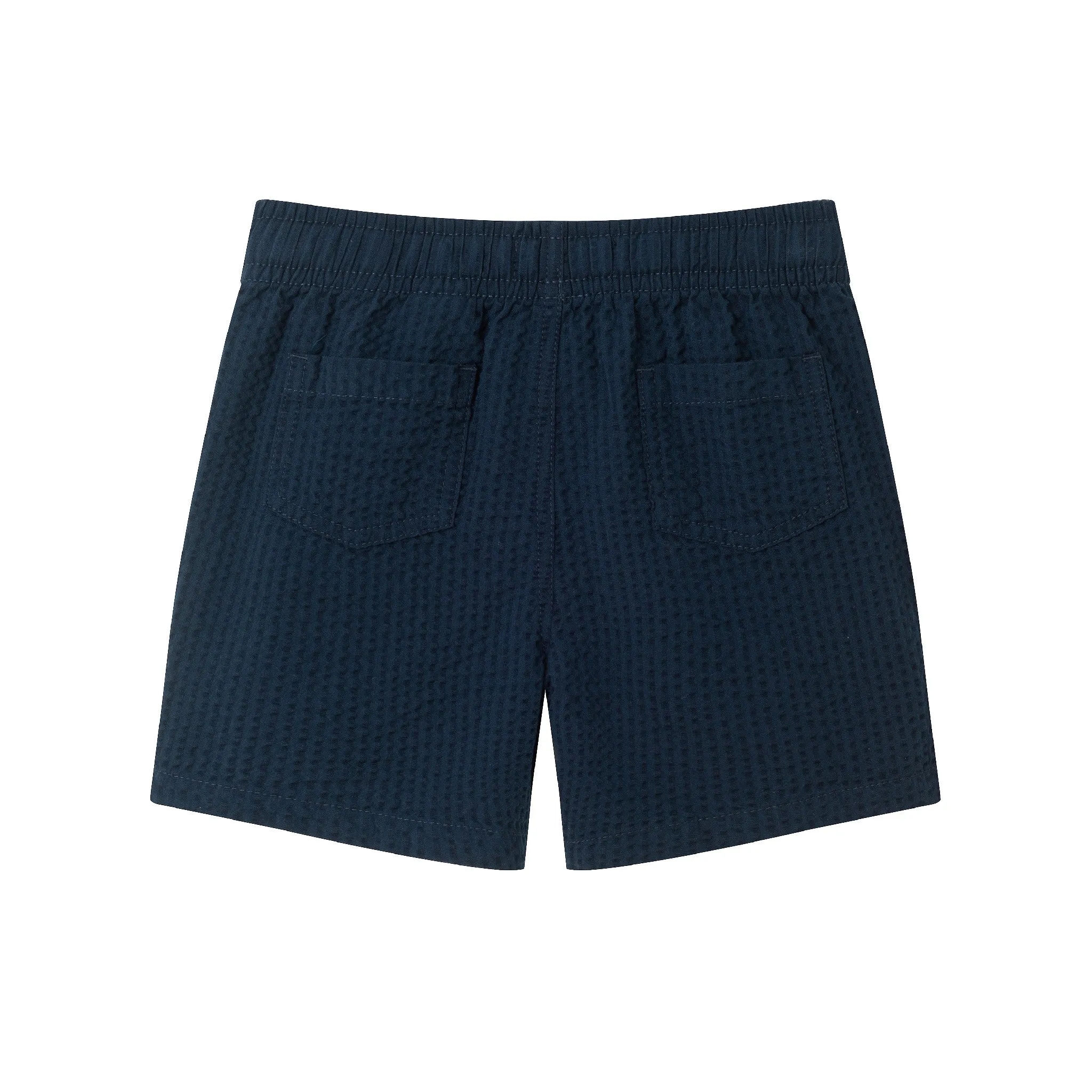 Kids (2-7) Seersucker Short | Navy