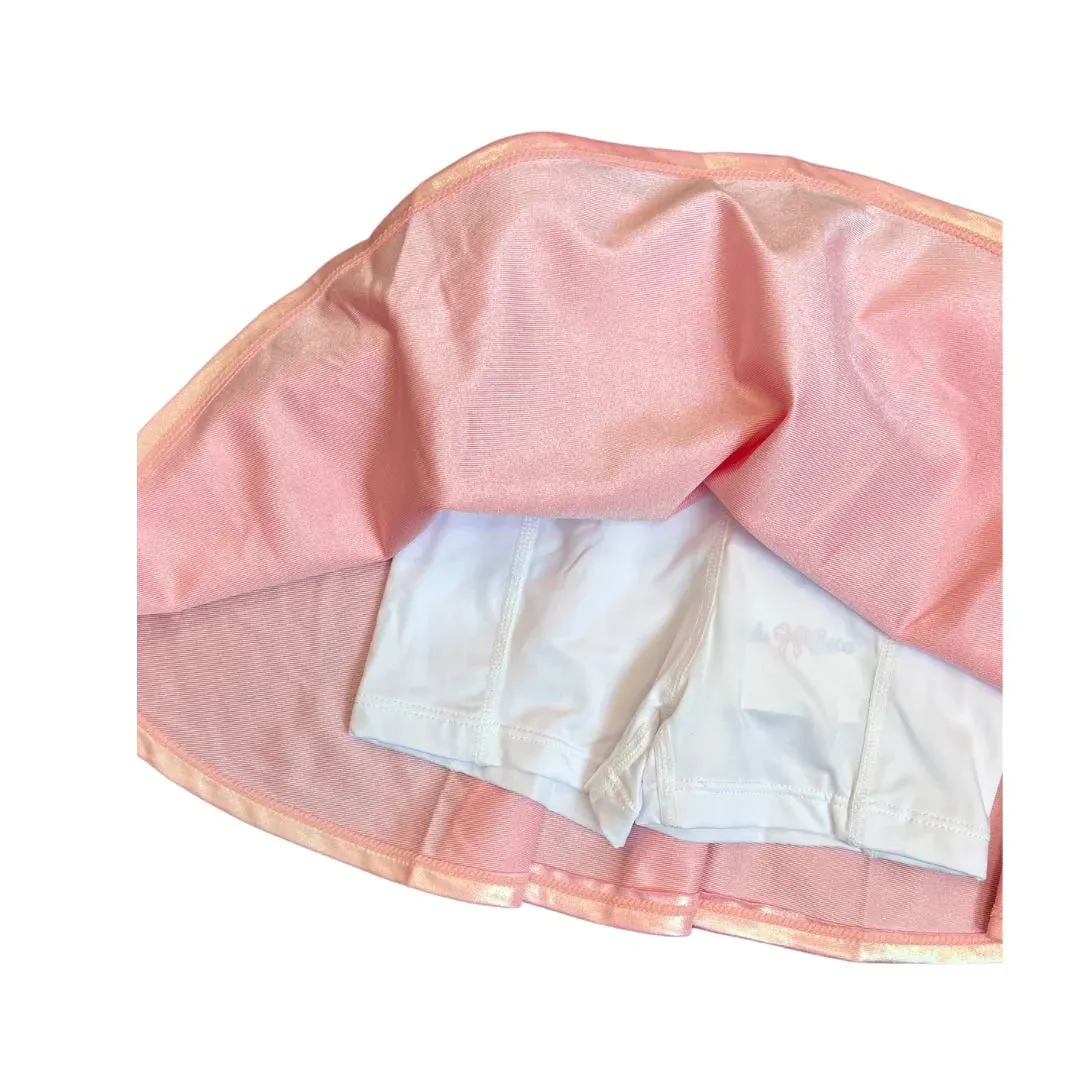 LuLu BeBe Girls Zoe Skort - Metallic - Pink
