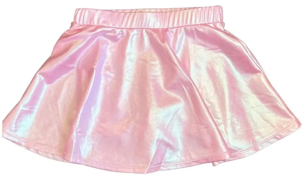 LuLu BeBe Girls Zoe Skort - Metallic - Pink