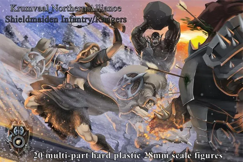 NA-424 - Shieldmaiden Infantry/Rangers - Krumvaal Northern Alliance (Shieldwolf)