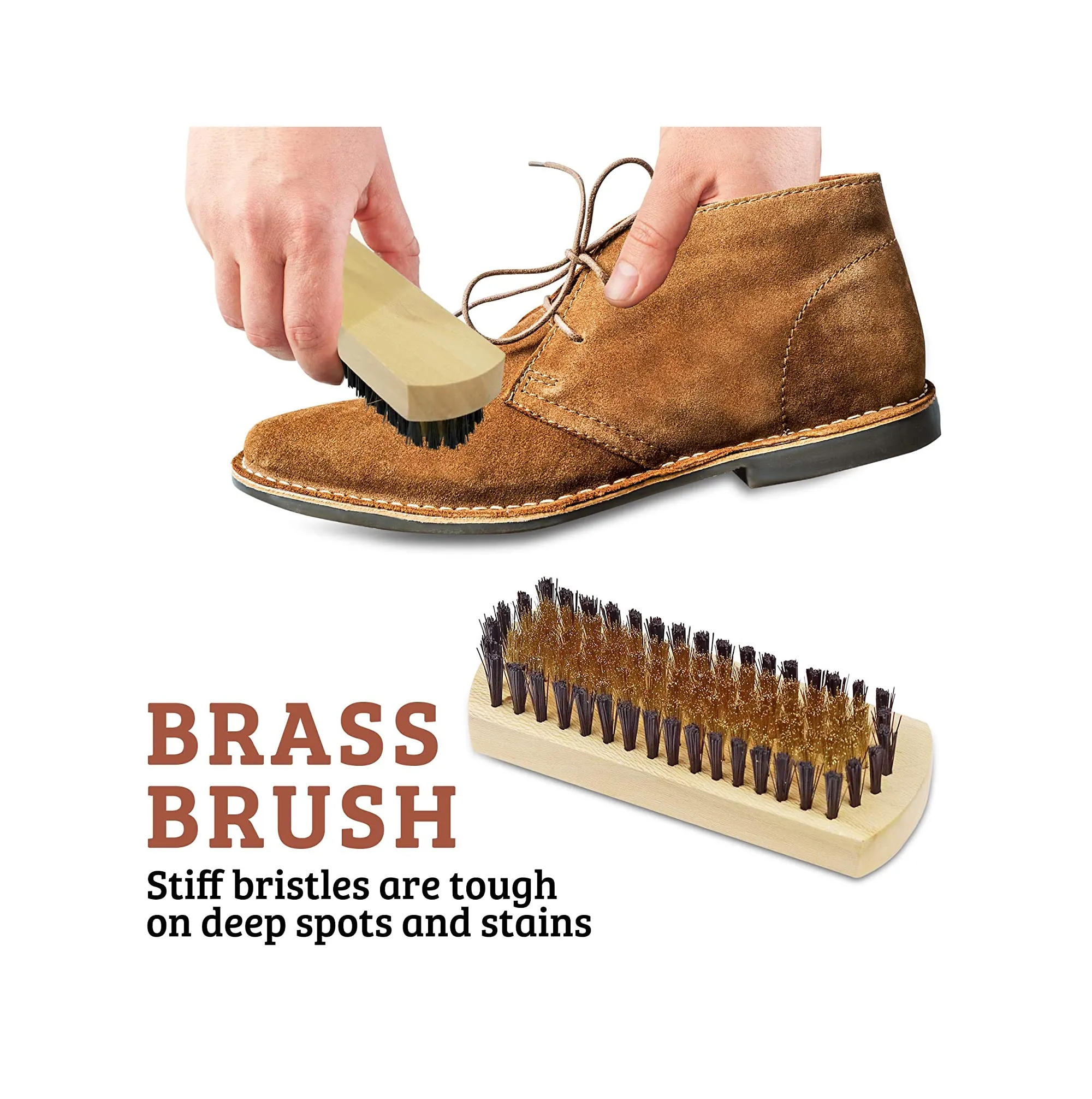 Premium Suede & Nubuck Cleaning Brush Kit by TAKAVU