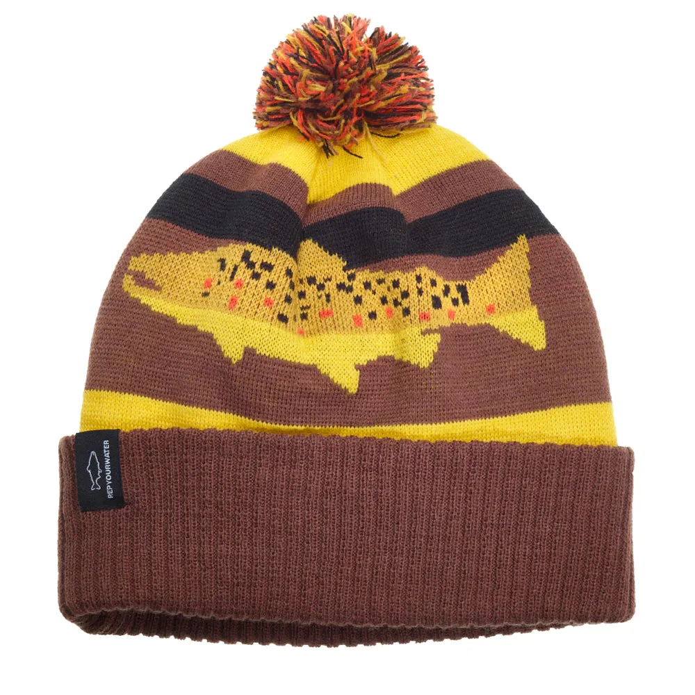RepYourWater - Digi Brown Knit Hat