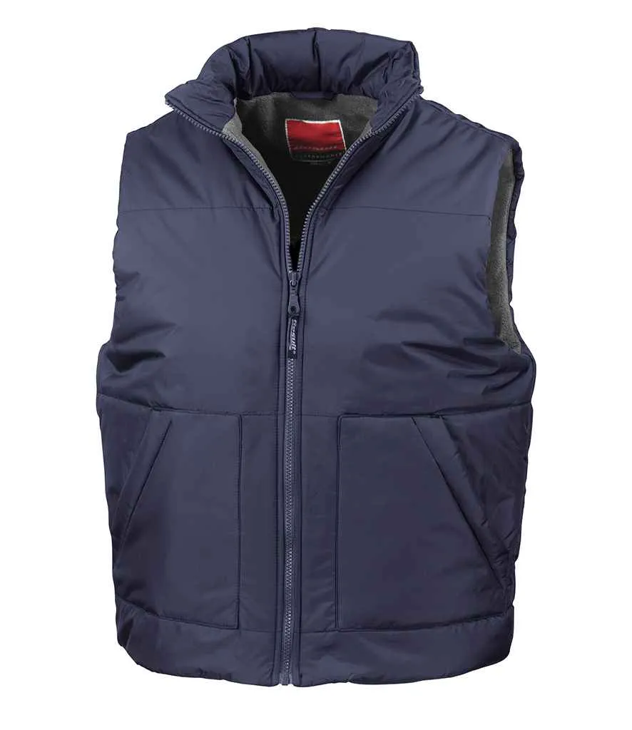 Result Fleece Lined Bodywarmer | Navy