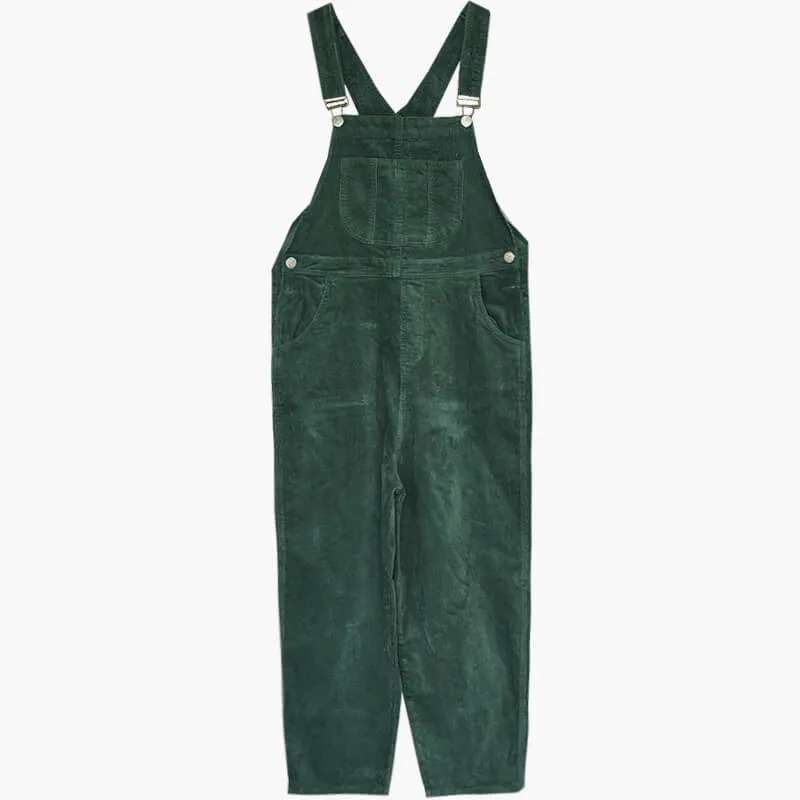 Retro Indie Aesthetic Corduroy Jumpsuit