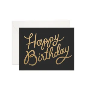 Shimmering Birthday Card