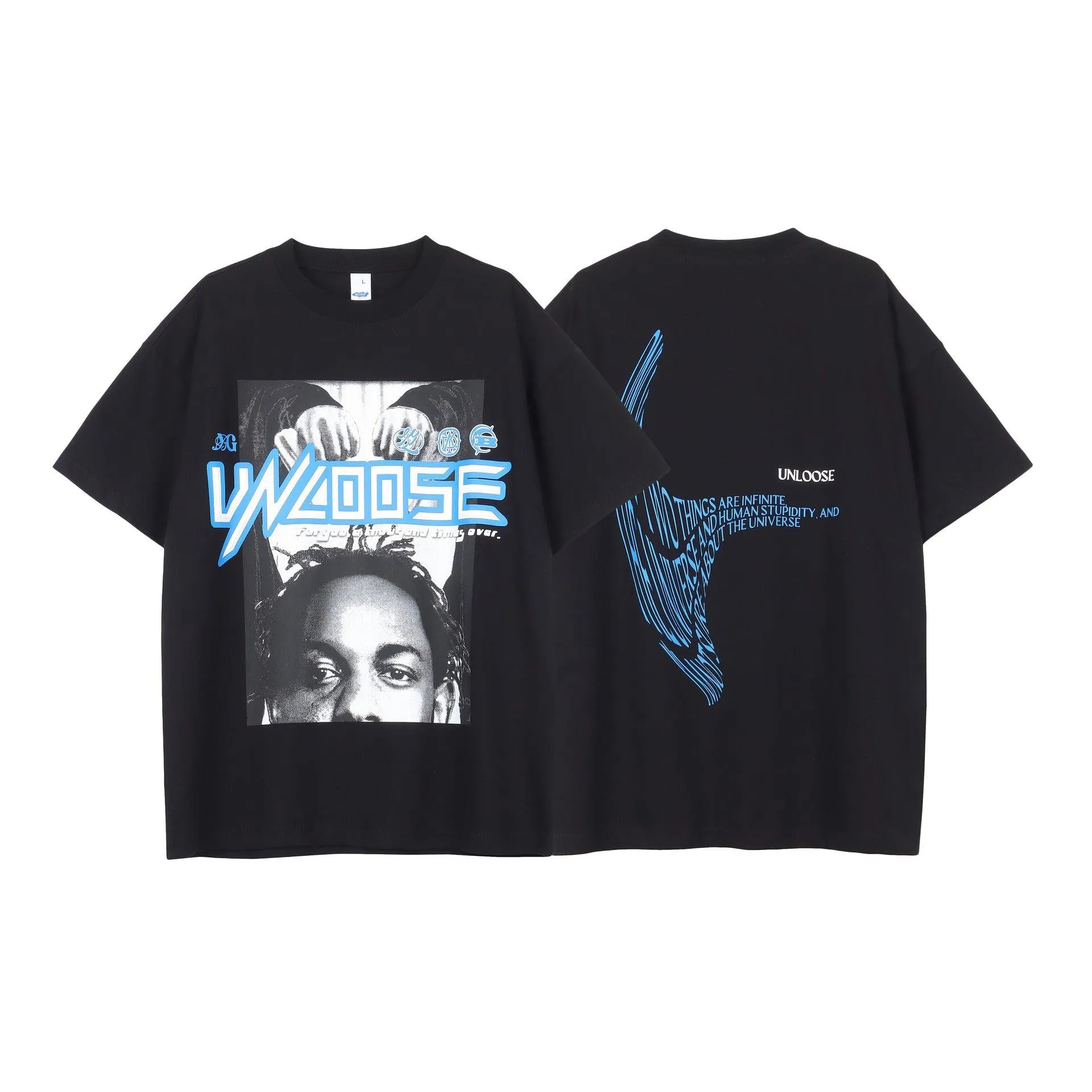 Unloose Drop Shoulder Short Sleeve T-shirt