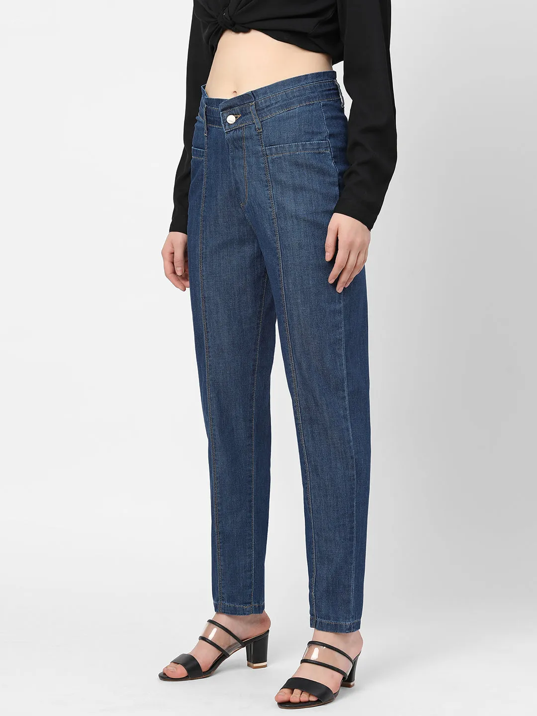 Women High-Rise Baggy Fit Jeans